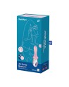 Vibromasseur anal gonflant connecté rose USB Air Pump Booty 5 Satisfyer - CC597803