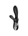 Vibromasseur rabbit noir USB, chauffant et connecté Heat Climax  Satisfyer - CC597791