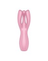 Vibromasseur point G avec stimulateur de clitoris USB rose Threesome 3 Satisfyer - CC597778