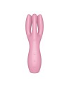 Vibromasseur point G avec stimulateur de clitoris USB rose Threesome 3 Satisfyer - CC597778