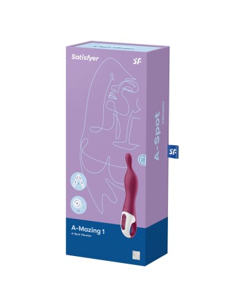 Vibromasseur Point A couleur framboise A-Mazing 1 Satisfyer - CC597766