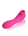 Vibromasseur rose avec 20 programmes de vibration et stimulation clitoridien à membrane picots USB - CR-CAV013