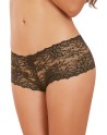 Shorty dentelle ouvert laçage au dos - DG1326BLK Reconditionné