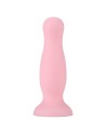 Plug anal ventouse rose pastel taille S - A-001-S-PNK