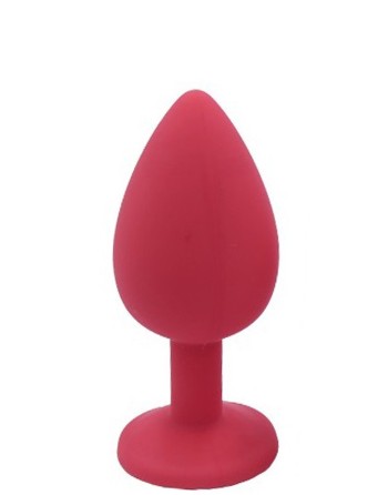 Plug rouge bijou cristal Small - DB-RY067CRED