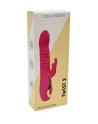 TWIST 2 Rose, Vibromasseur Rabbit va-et-vient USB en silicone médical, doté de 18 modes de stimulation - BQ587PNK