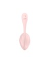 Oeuf vibrant télécommandé rose Ribbed Petal Satisfyer - CC597861