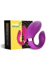 Vibromasseur forme U Violet pour couple avec double moteurs - USK-GZ02PUR