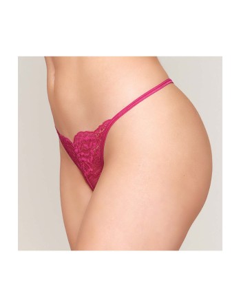 String ficelle rouge avec chaine strass - DG1497BEE