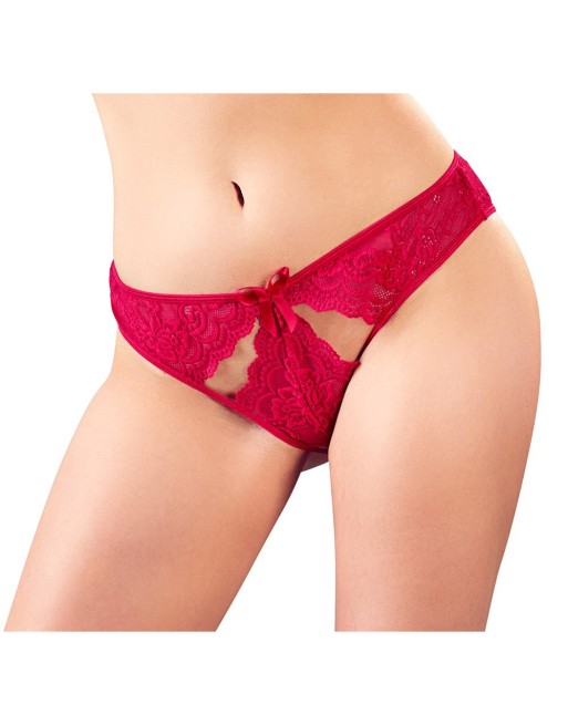 Culotte rouge ouverte à l'entrejambe - R231082130