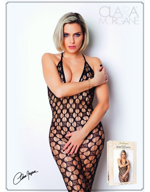 Bodystocking  en résille avec maille  large - Le Numéro 11 - Collection Bodystocking - CM99011