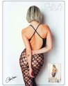 Bodystocking  en résille avec maille  large - Le Numéro 11 - Collection Bodystocking - CM99011