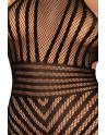 Bodystocking en résille noir - DG0402BLK