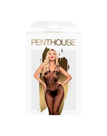 Bodystocking Noir Dirty mind - PH0043BLK