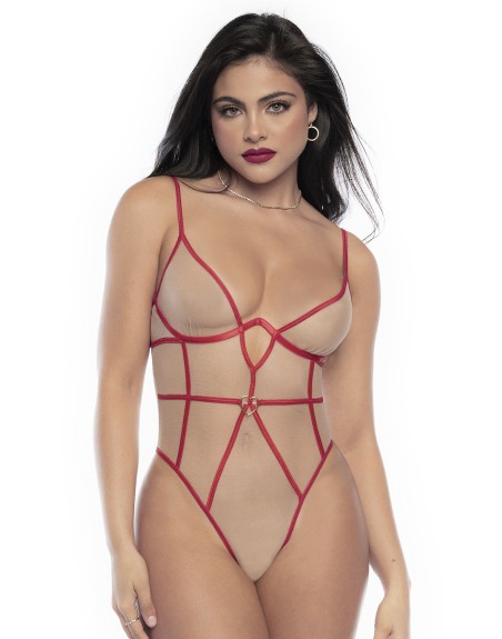 Body String chair et rouge  - MAL8817RED