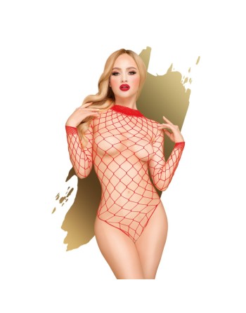 Body large maille rouge Scandalous rouge - PH0109RED