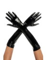 Gants en vinyle noir - MAL125GLBK