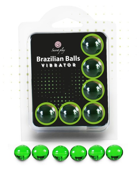 6 boules Brésiliennes effet vibrant - BZ35912