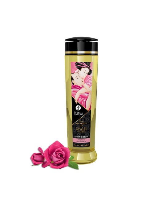 Huile de massage aphrodisiaque à la rose 240ml - CC1200