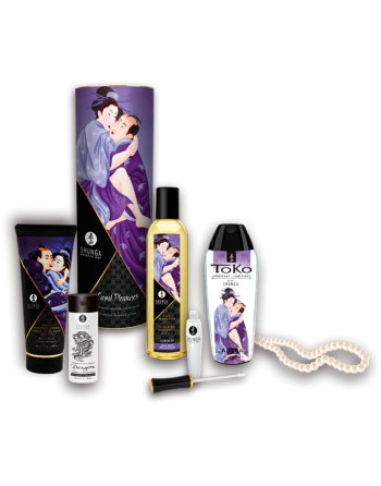 Coffret collection plaisirs charnels 5 produits Shunga  un collier de perles - CC0070