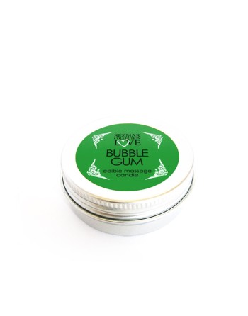 Mini Bougie de massage Bubble Gum 30ml - SEZ0066