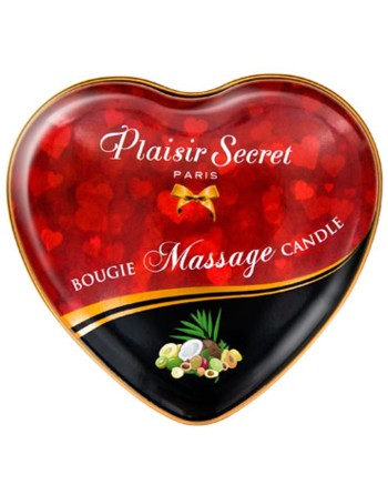 Mini bougie de massage fruits exotiques boîte coeur 35ml - CC826067