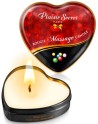 Mini bougie de massage bubble gum boîte coeur 35ml - CC826063