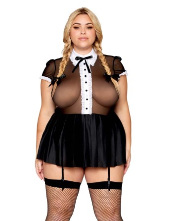 Costume sexy, grande taille, écolière gothique - DG13303XCOS