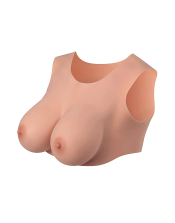 Buste seins réaliste couleur peau claire Taille M Bonnet D - CC730014019404