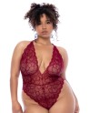 Body grande taille couleur framboise - MAL8875XROSW