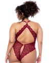 Body grande taille couleur framboise - MAL8875XROSW