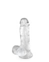 Gode jelly transparent ventouse taille S 15.3cm - CC570122