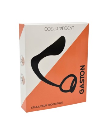 GASTON, Stimulateur Prostatique dans un silicone doux et lisse - POM014BLK