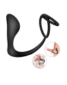 GASTON, Stimulateur Prostatique dans un silicone doux et lisse - POM014BLK