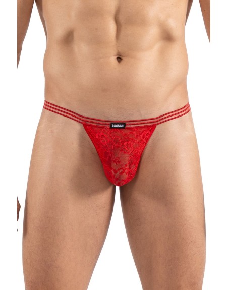 String en dentelle rouge All Square - LM2499-03RED