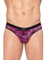 String imprimé rose et noir New Look - LM2299-02PKB