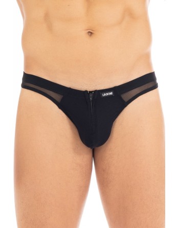 String noir avec double zip Wiz - LM16-57BLK