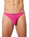 Tanga fine résille rose - LM92-61MAG