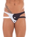 Jock strap blanc noir Tao - LM18-27BWH