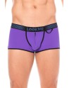 Mini-Pant Violet échancré avec zip - LM2003-68PUR