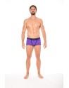 Mini-Pant Violet échancré avec zip - LM2003-68PUR