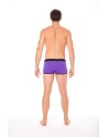 Mini-Pant Violet échancré avec zip - LM2003-68PUR