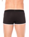 Mini-Pants noir échancré avec zip - LM2003-68BLK