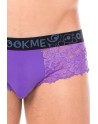 Mini-Pant violet en dentelle délicate - LM2006-68PUR