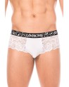 Mini-Pant blanc en dentelle délicate - LM2006-68WHT