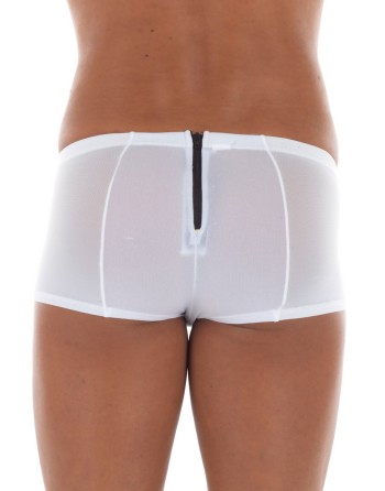 Mini Pant blanc avec double zip Wiz - LM16-68WHT