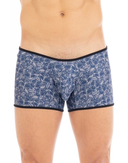 Boxer imprimé bleu Paradise - LM2304-67BLU