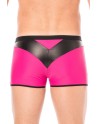 Boxer magenta simili cuir brillant - LM2001-67MAG