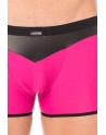 Boxer magenta simili cuir brillant - LM2001-67MAG