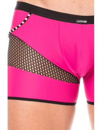 Boxer magenta filet et corde - LM2004-67MAG